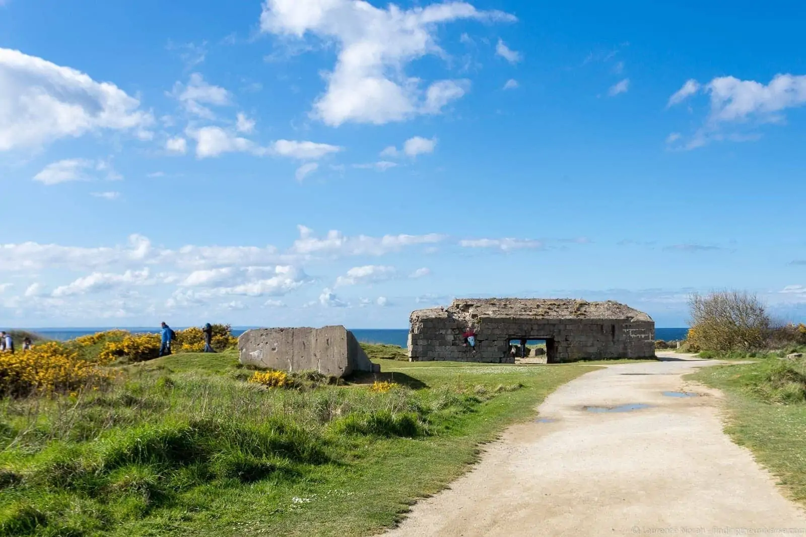 The Ranger monument at Pointe du Hoc