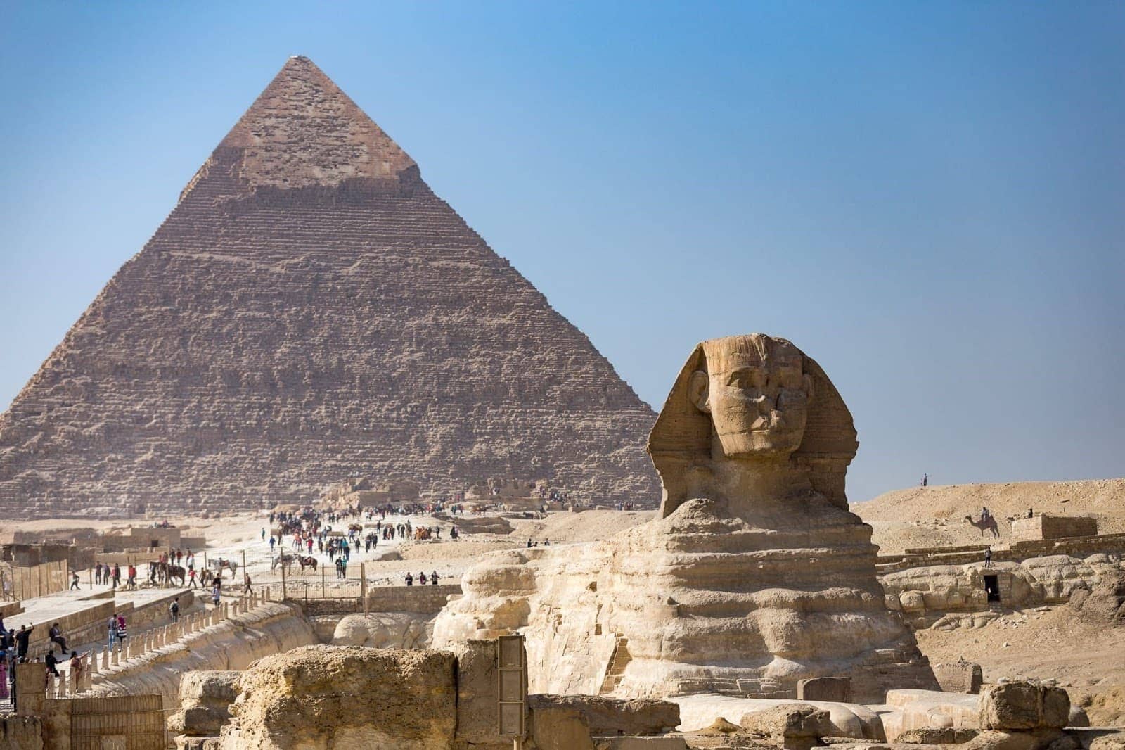 Great Pyramids and Sphinx Egypt