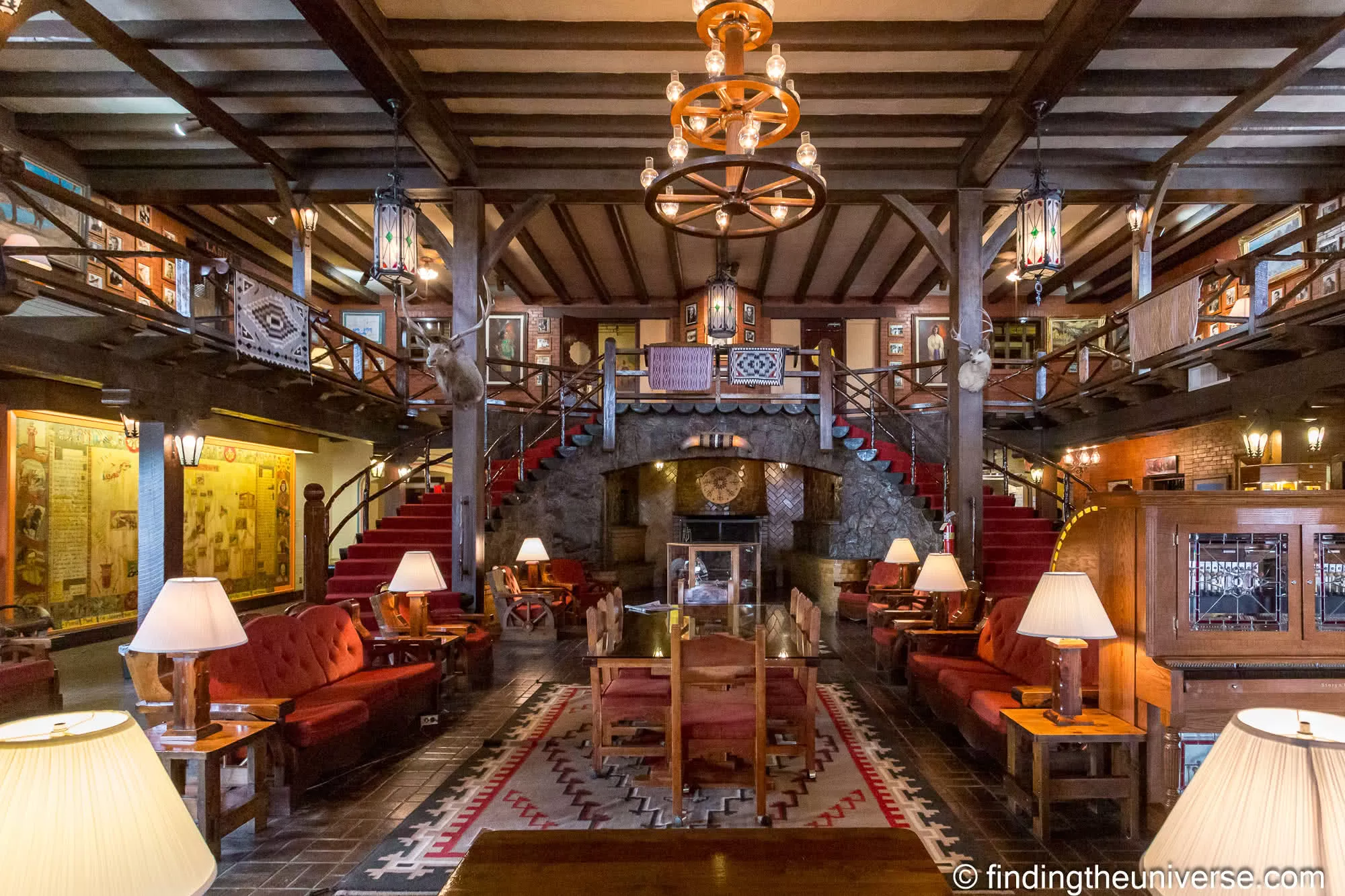El Rancho Hotel lobby Gallup Route 66 New Mexico