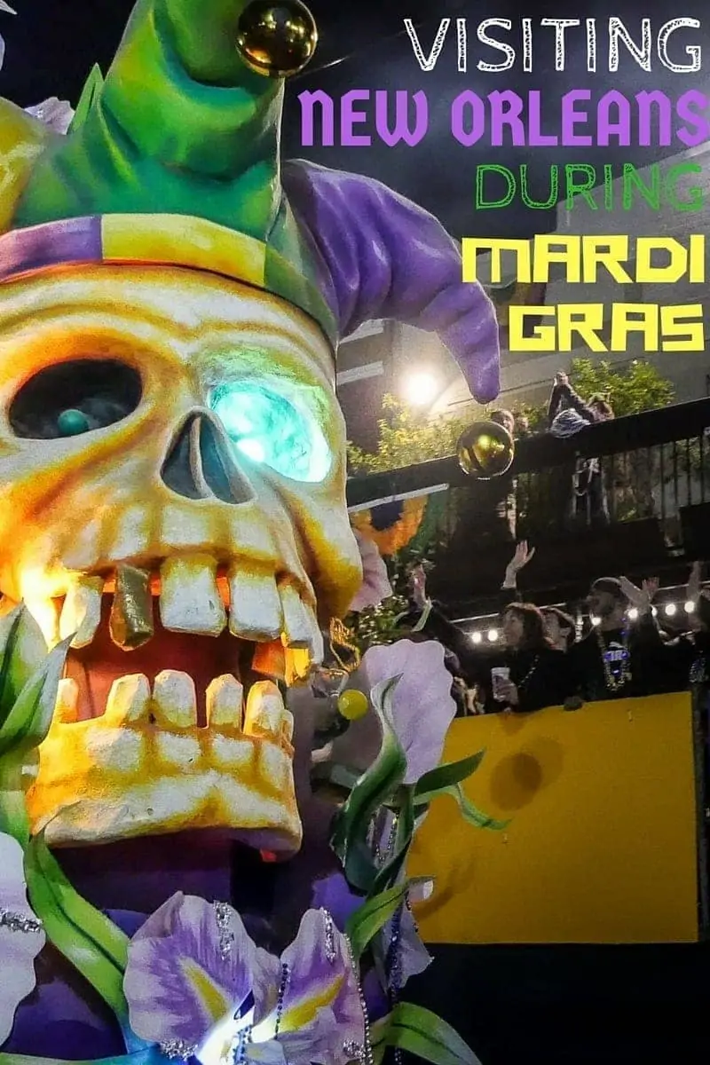 Everything you need to know about visiting New Orleans during Mardi Gras, from what to see and do through to tips for finding accommodation and watching the parades!