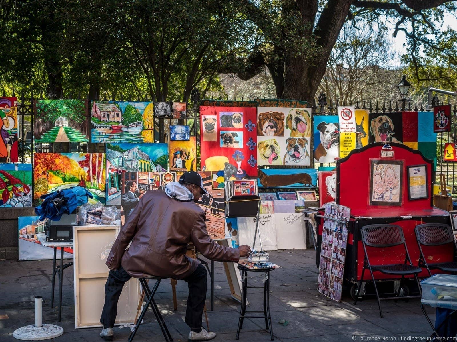 Street painter New Orleans