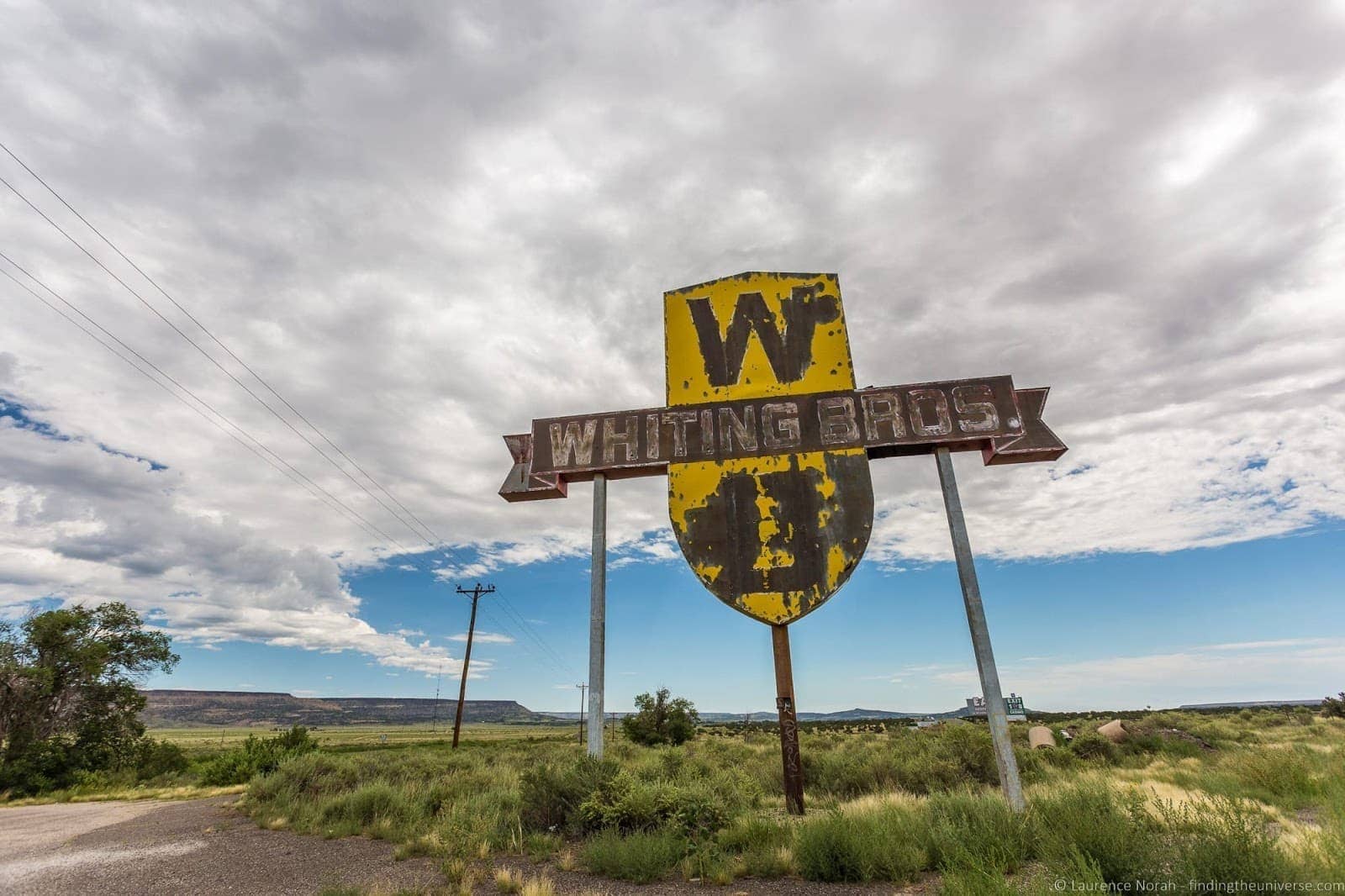 Whiting Bros New Mexico Sign Route 66