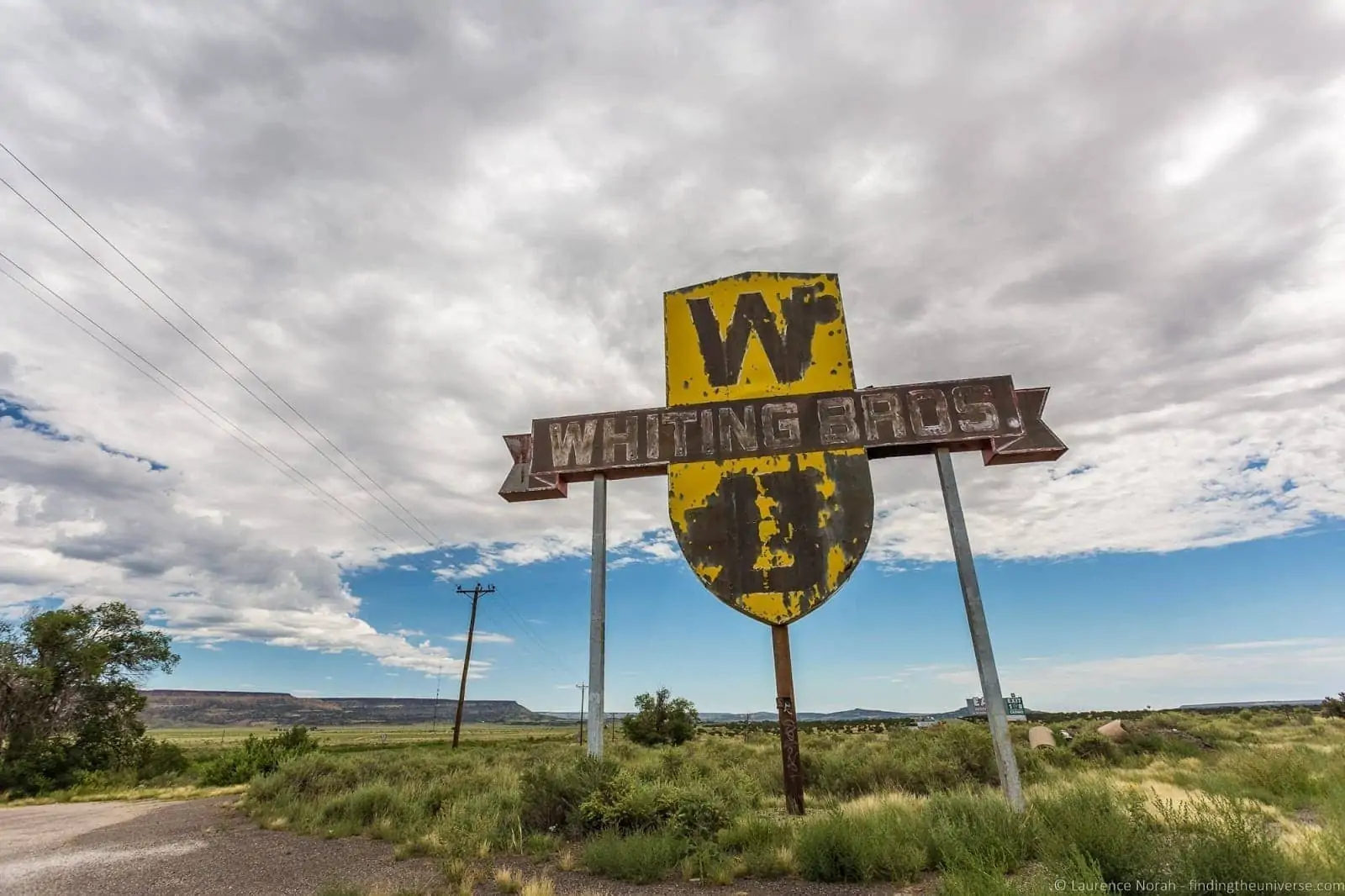 Whiting Bros New Mexico Sign Route 66 Whiting Bros New Mexico Sign Route 66