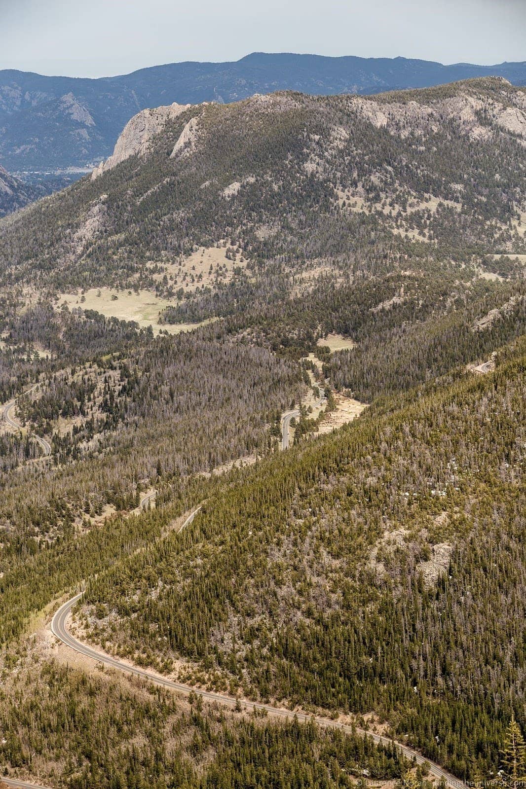 Rocky Mountain National Park Many Curves Overlook