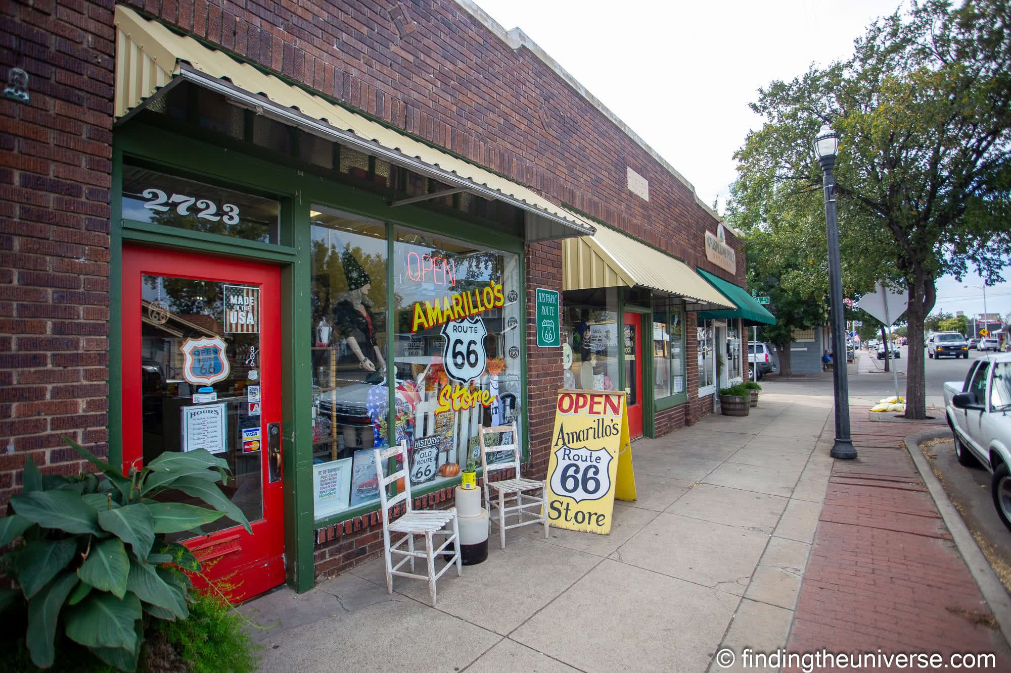 Amarillo Route 66 Historic District store by Laurence Norah