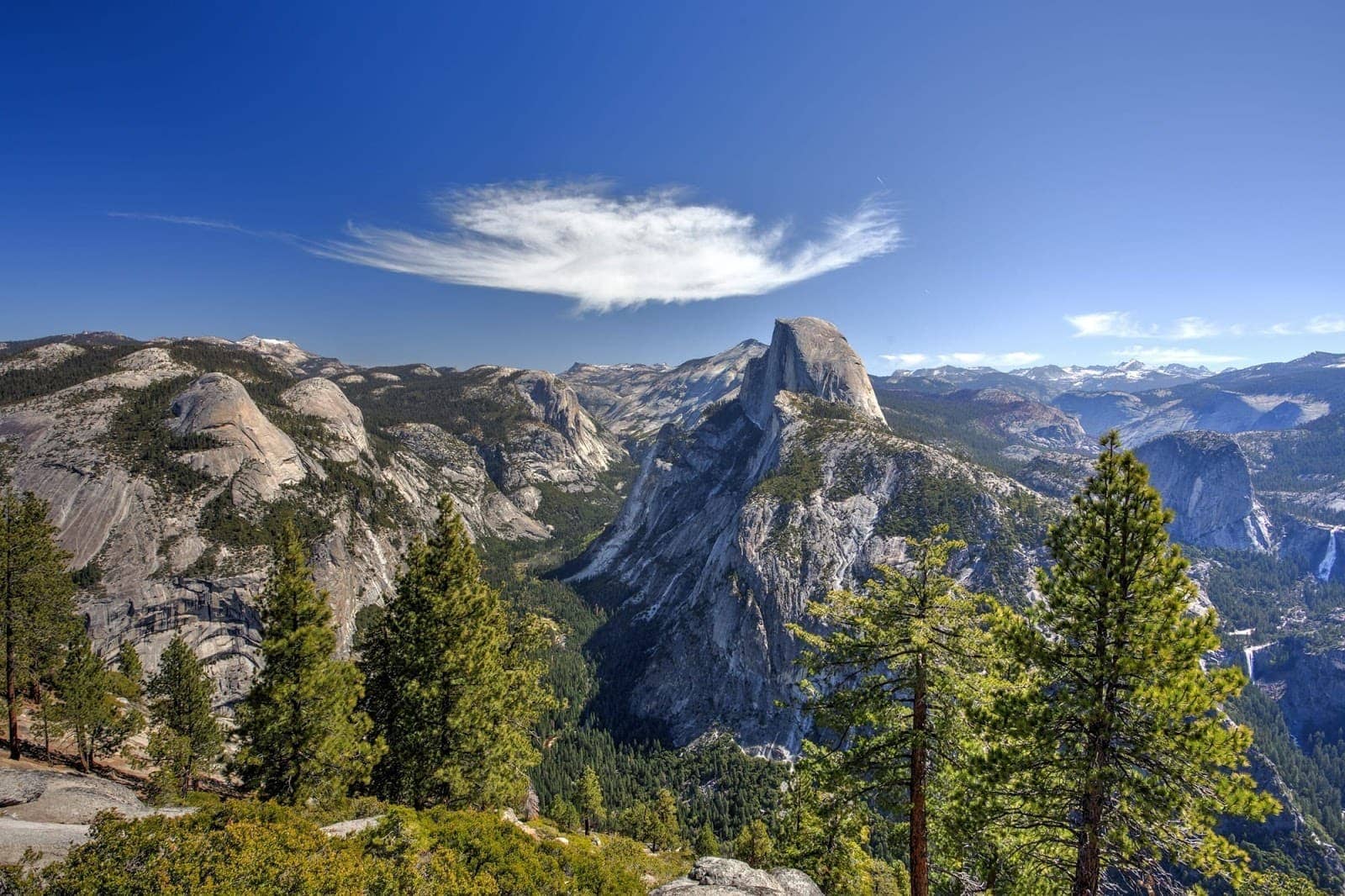 Glacier point view Yosemite