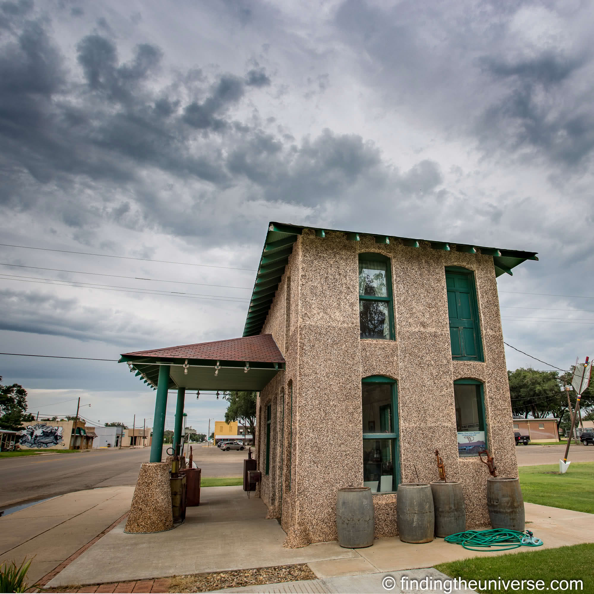 Route 66 Texas Vega Restored Gas Station by Laurence Norah