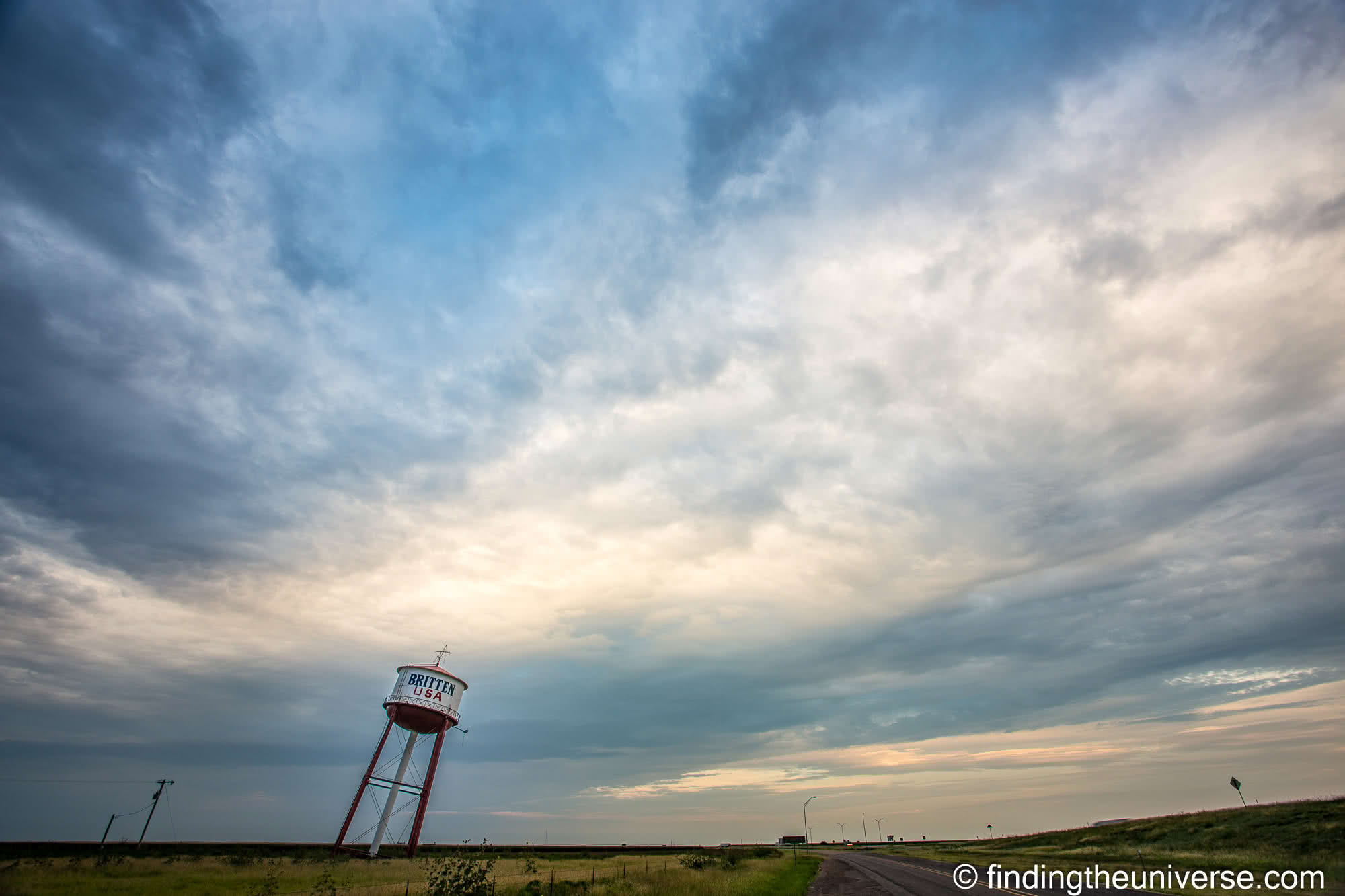 Route 66 water tower Groom Texas by Laurence Norah