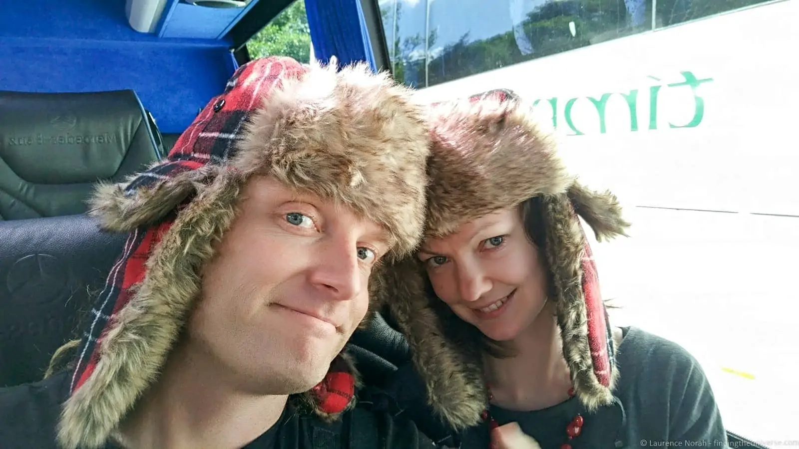 Laurence and Jessica hat Laurence and Jessica hat