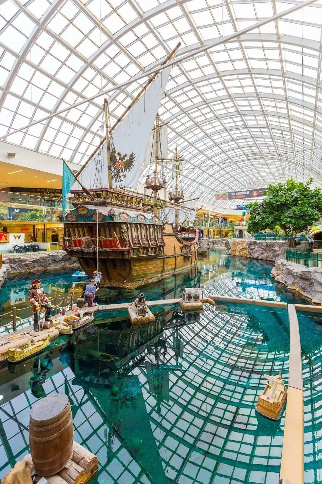 Inside West Edmonton Mall