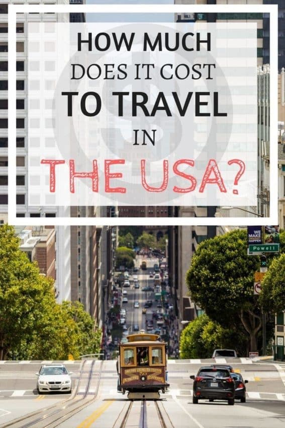 travelling usa cost