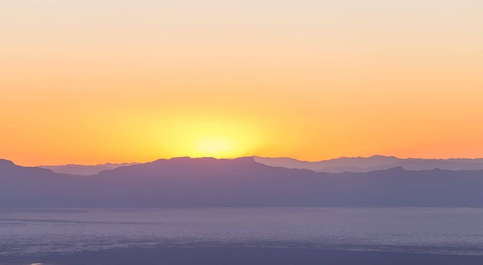 White sands at sunset from National Solar Observatory New Mexico_by_Laurence Norah