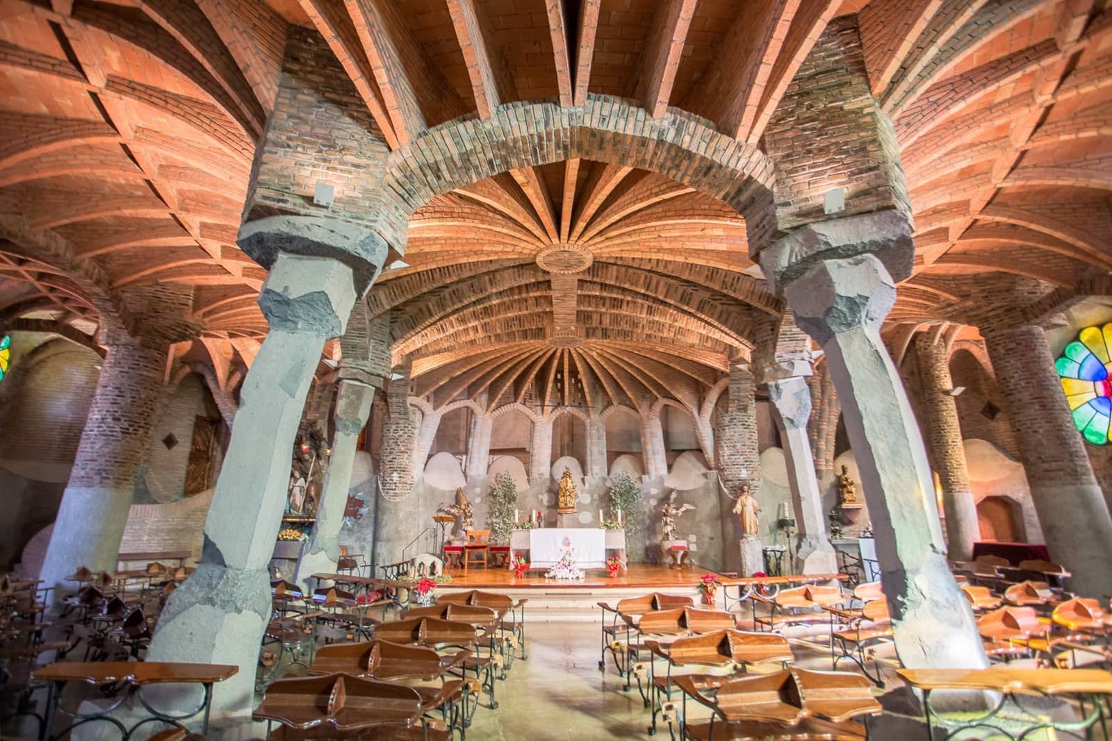 Colonia Guell Church Barcelona