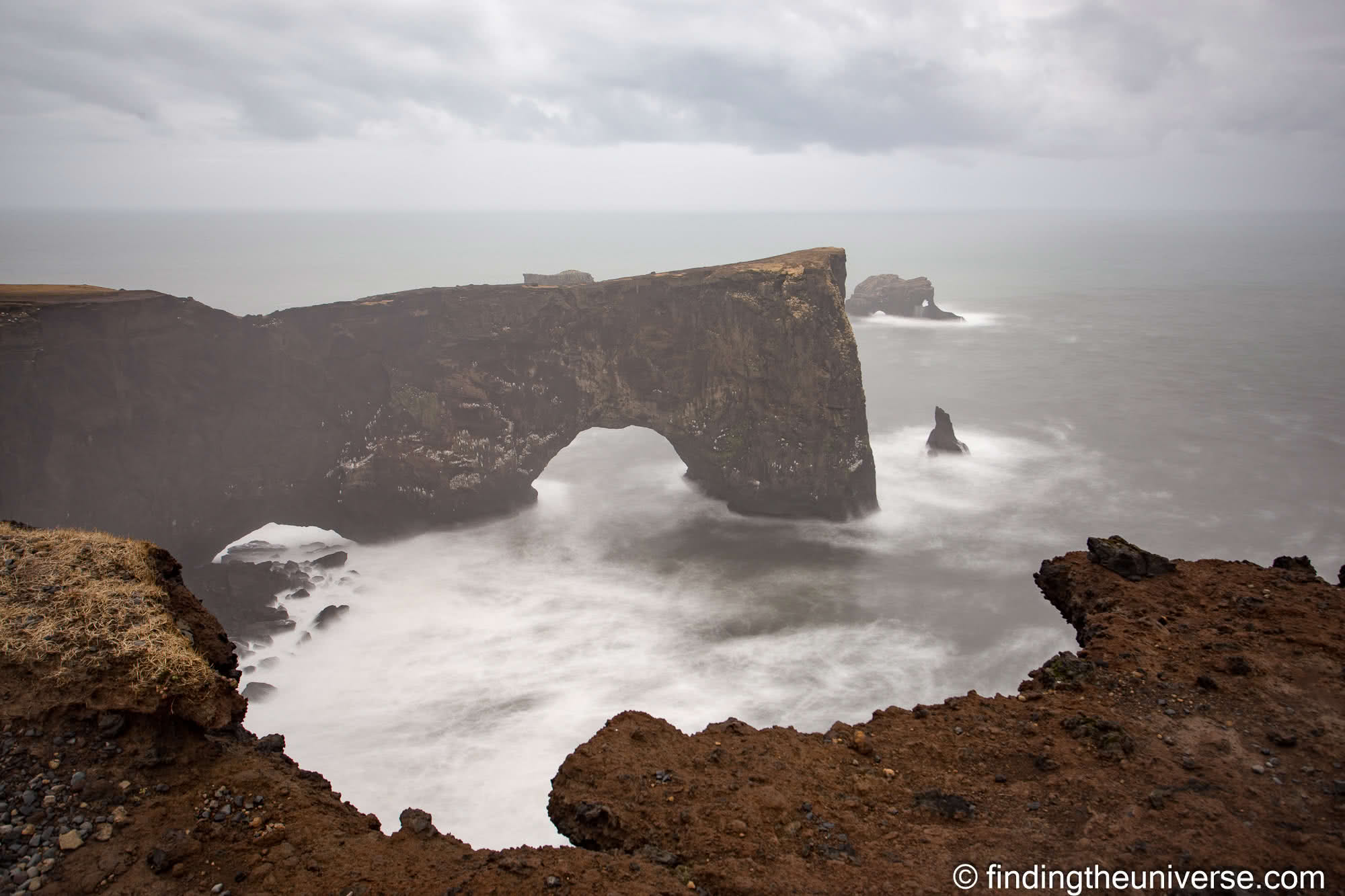 Rock Arch Iceland by Laurence Norah