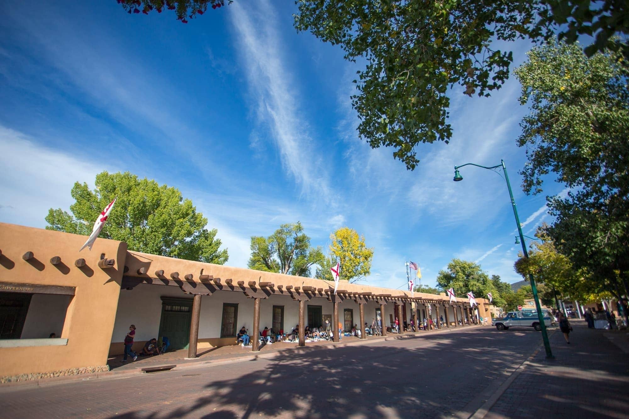 Town square Santa Fe New Mexico