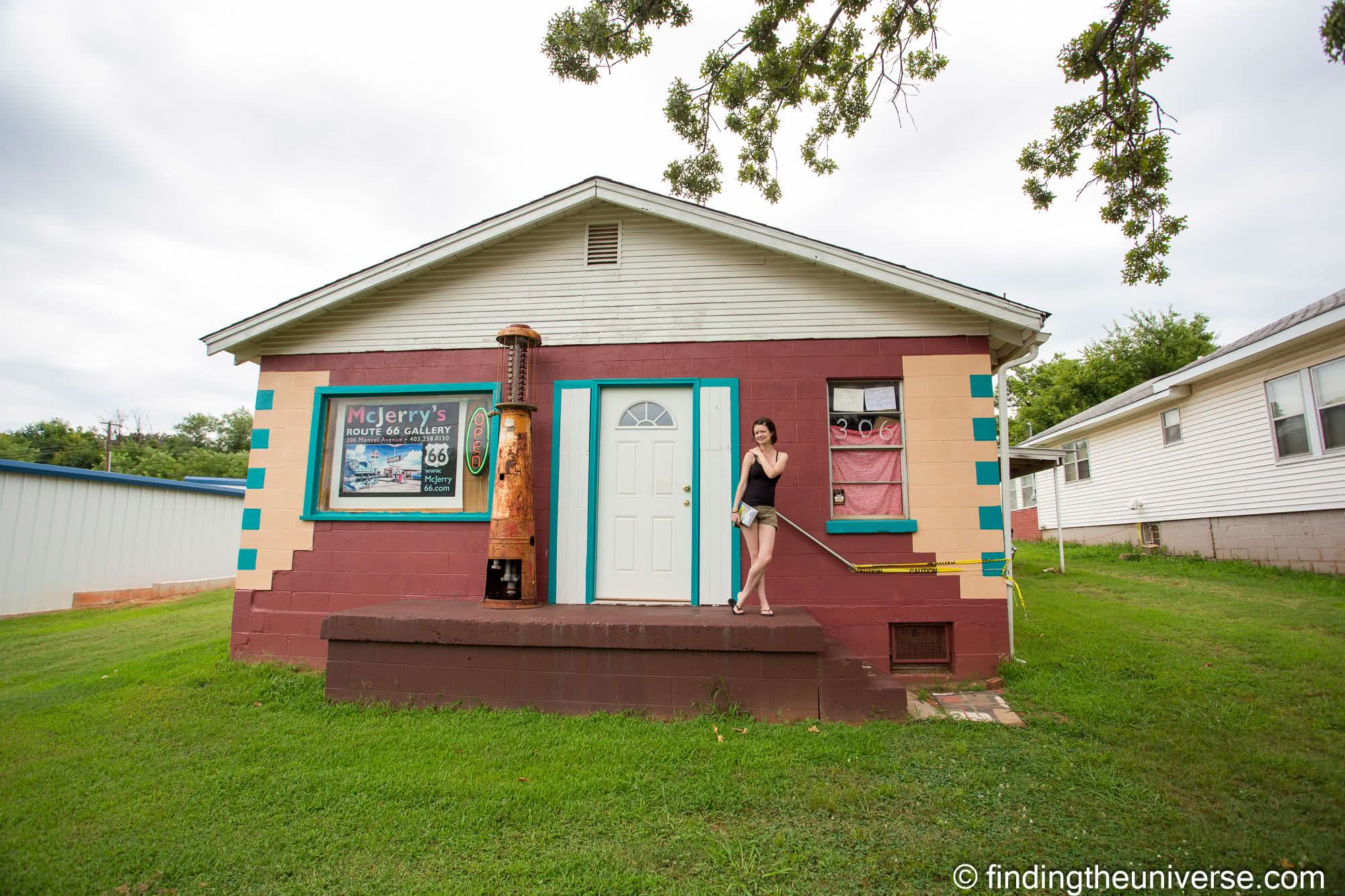 McJerrys Route 66 Gallery Chandler OK by Laurence Norah