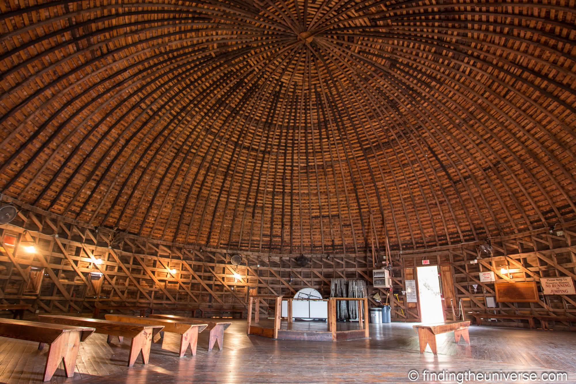 Round barn Arcadia Route 66 Oklahoma by Laurence Norah