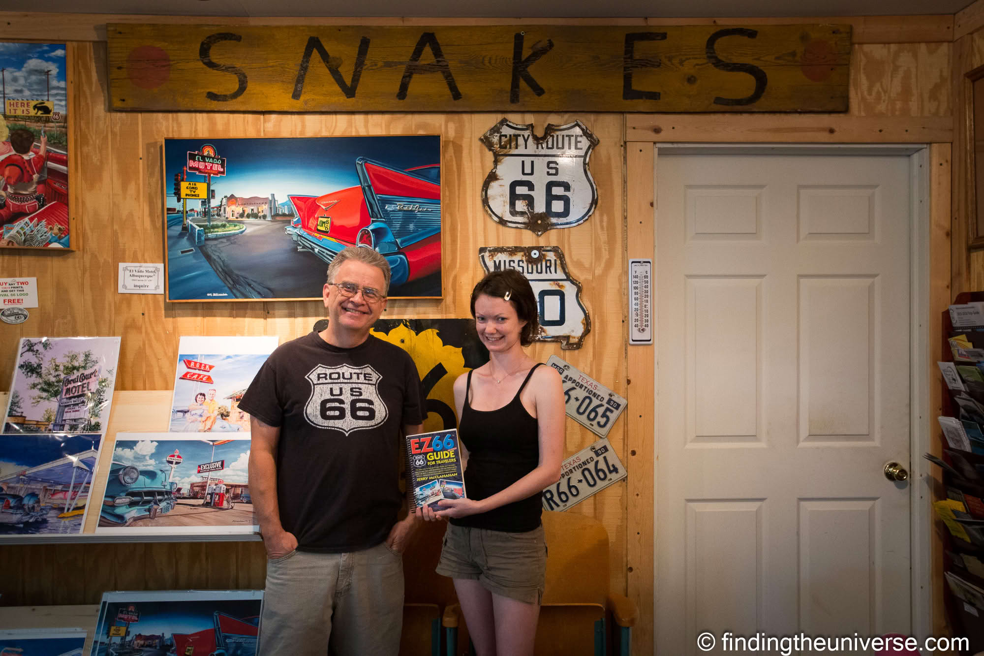 Route 66 Jerry Mcclanahan by Laurence Norah