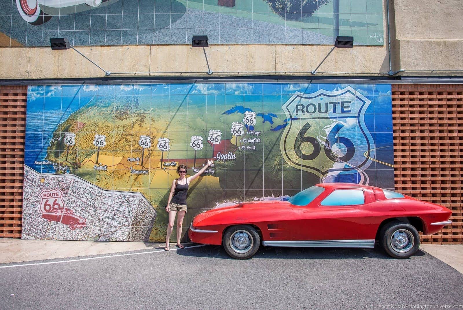 Route 66 mural