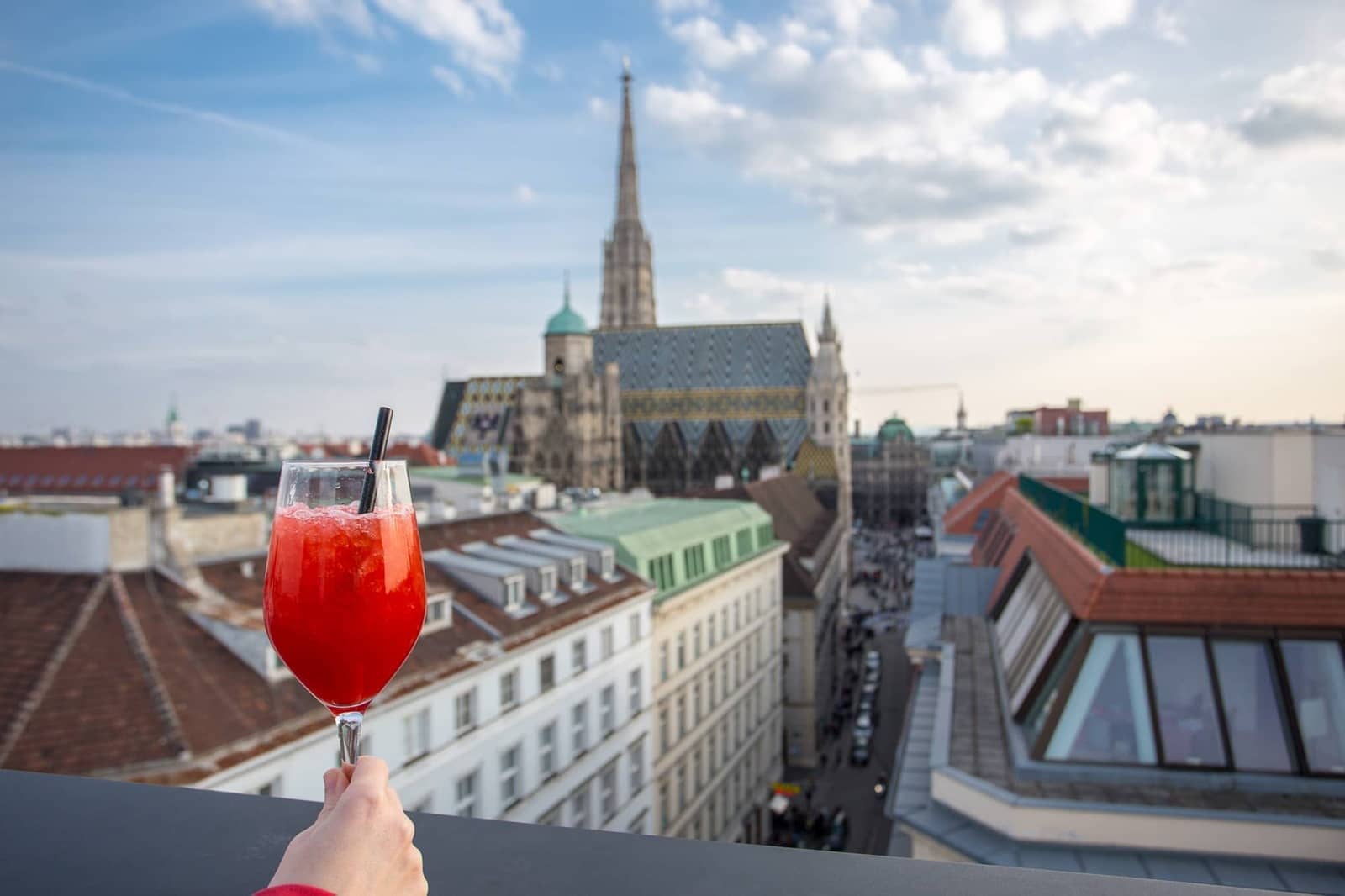 Rooftop bar Vienna