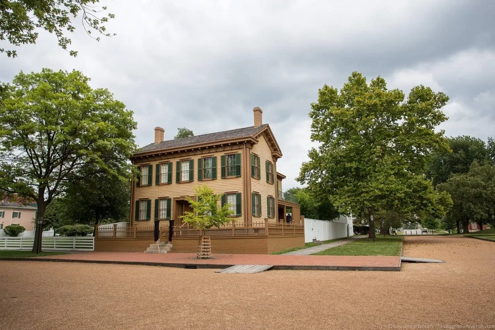 Lincoln Home National Historic Site in Springfield on Route 66, Illinois