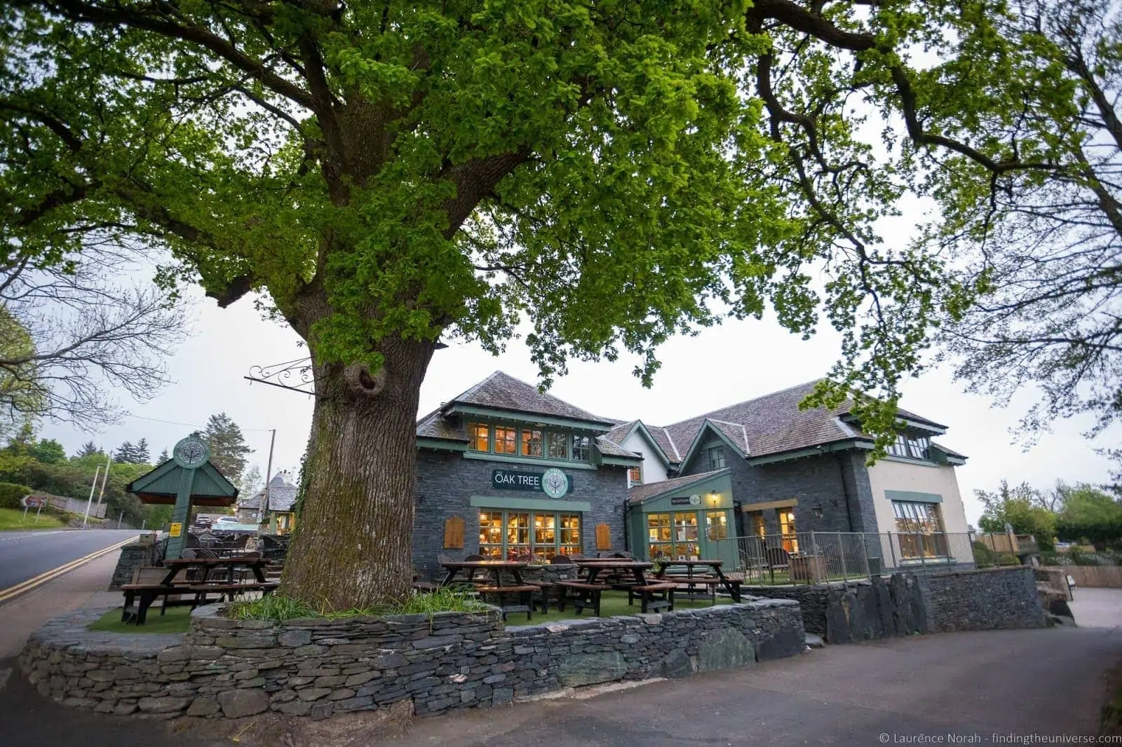 The Oak Tree Inn at Balmaha on the shore of Loch Lomond
