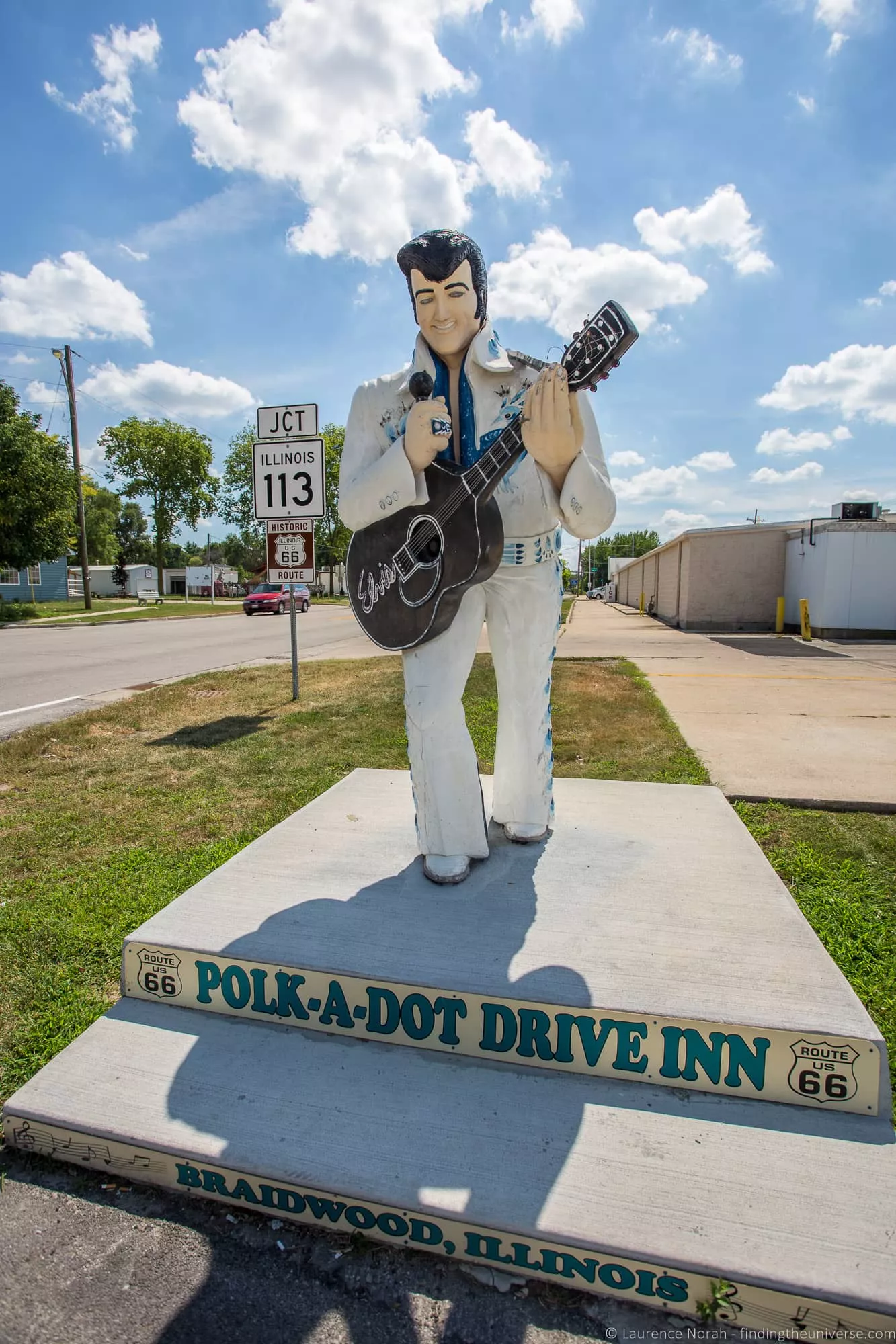 Polk-a-Dot Drive In on Route 66 in Braidwood, Illinois