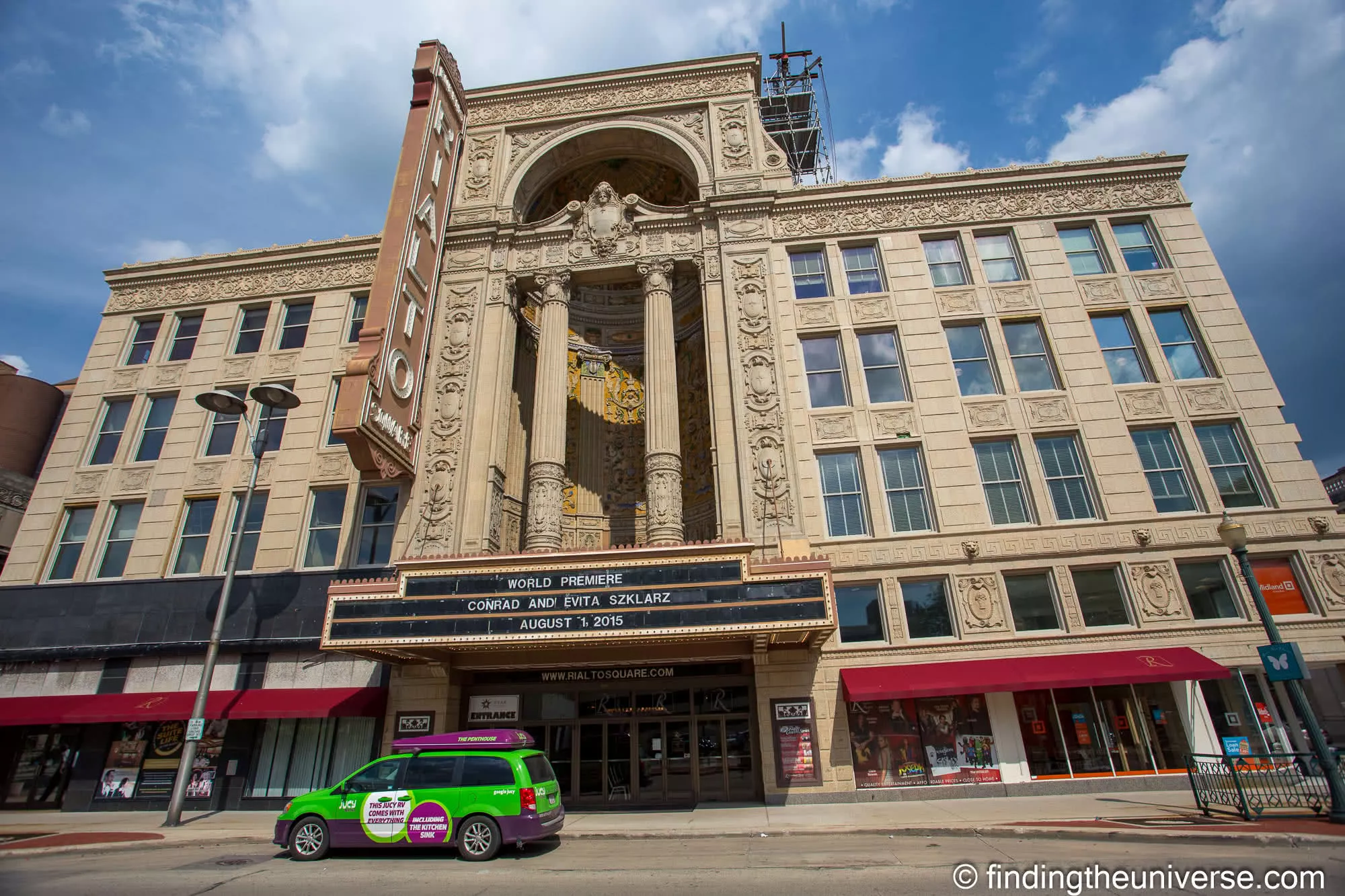 Rialto Square Theatre in Joliet, Illinois on Route 66