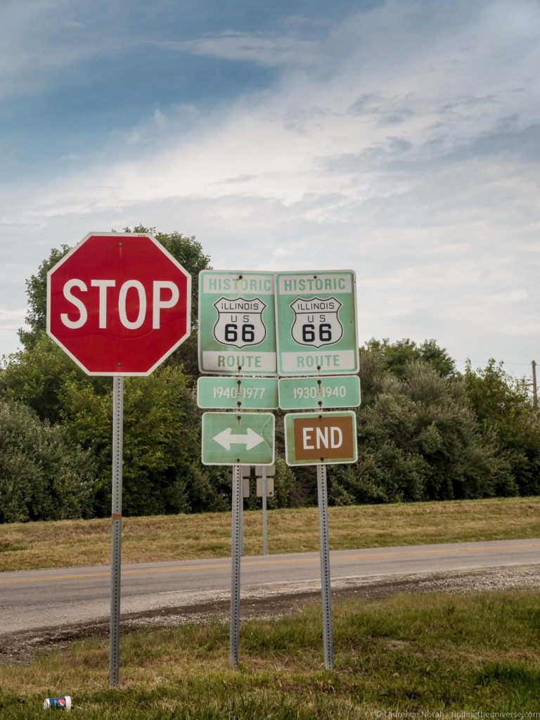 Route 66 Road Sign Illinois