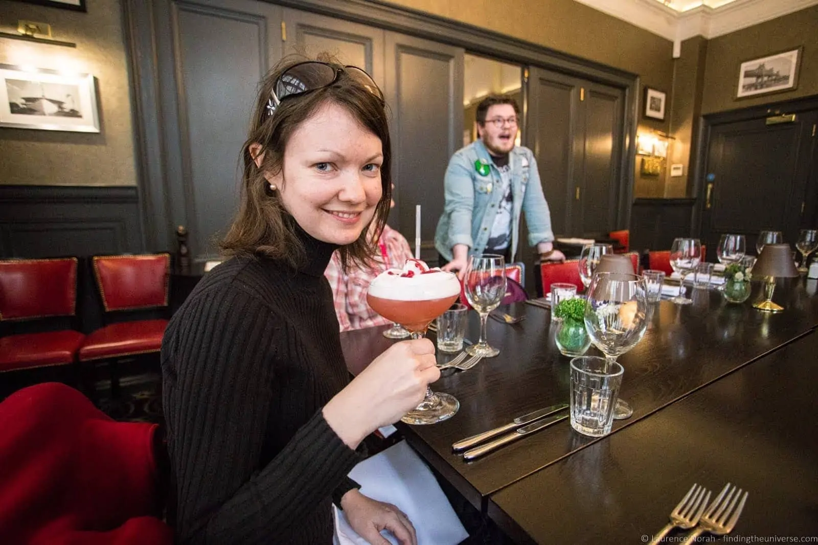 The interior of a restaurant in Glasgow's Merchant City