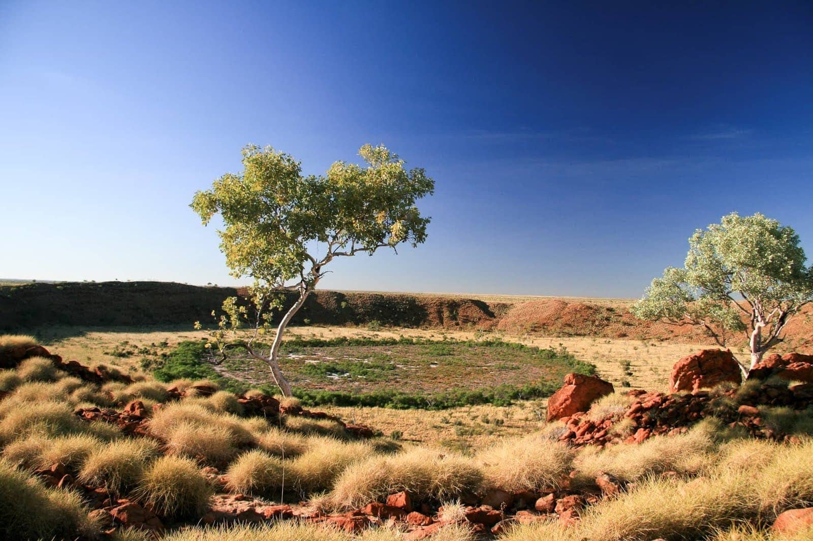 Wolfe Creek Meteor Crater by Laurence Norah