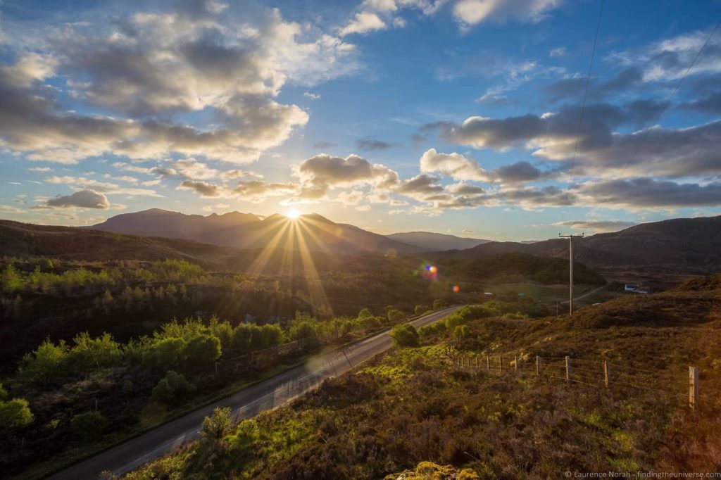 Sunrise near Lochinver