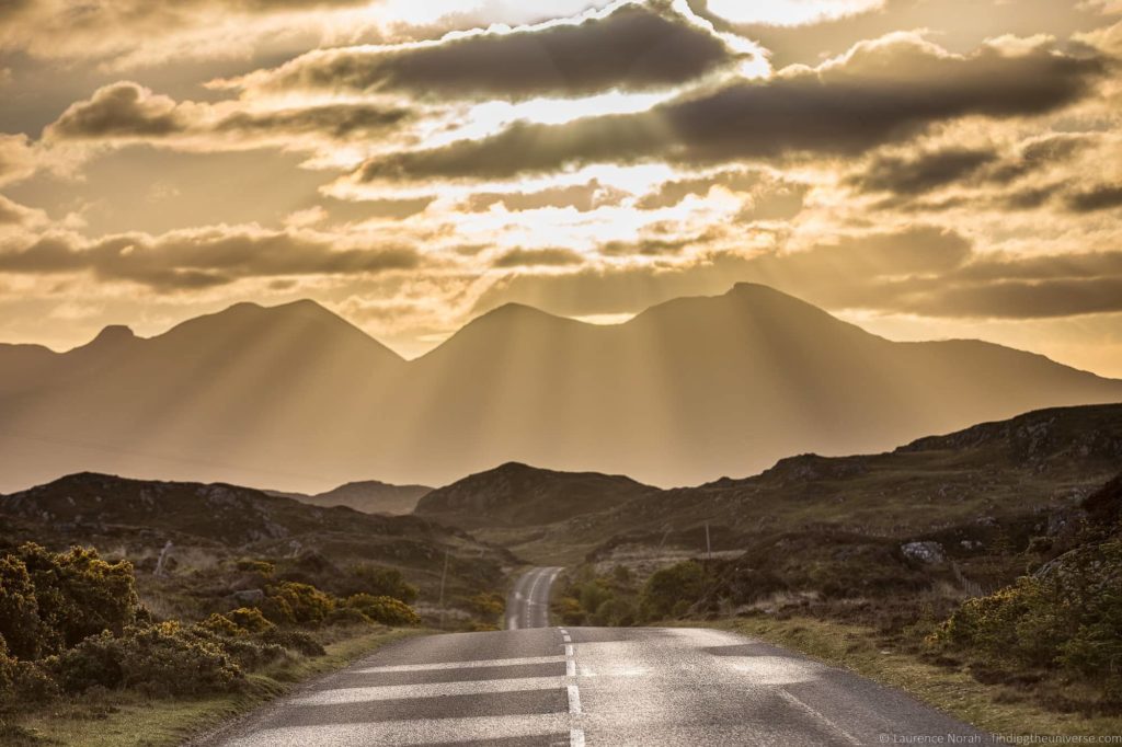 Sunrise near Lochinver