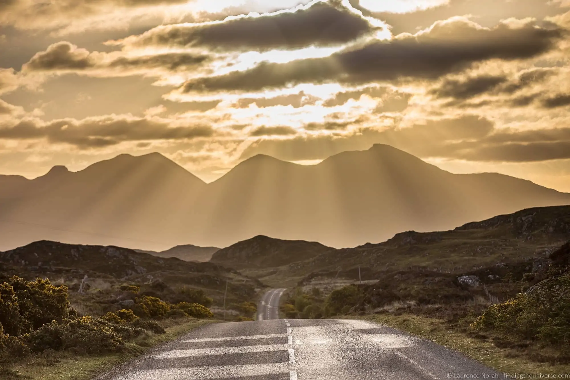 Sunrise near Lochinver
