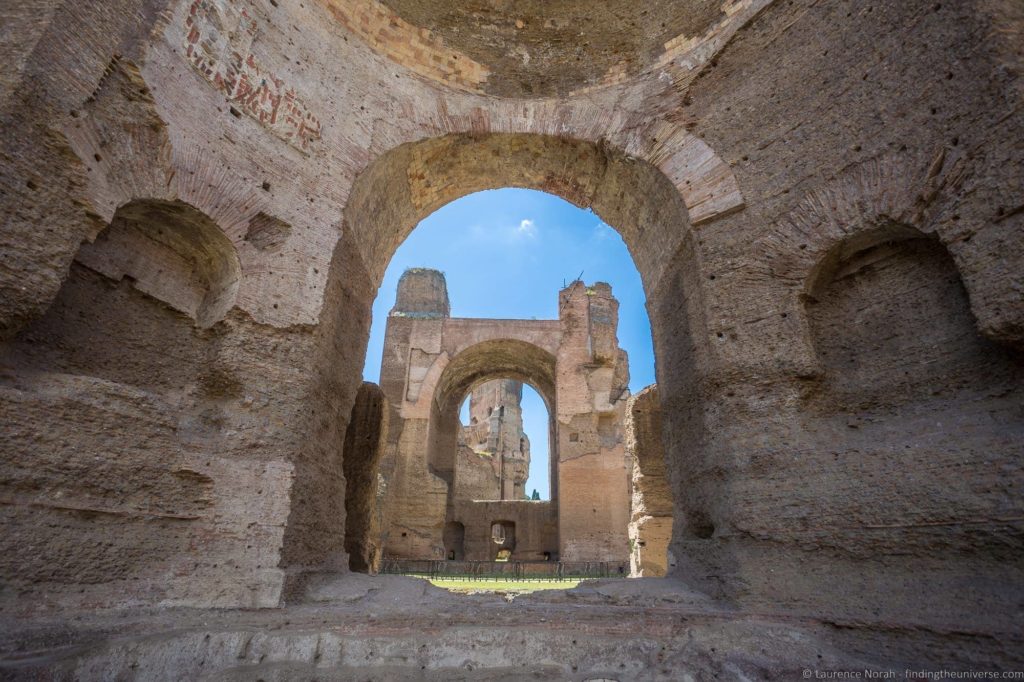 rome travel planner Baths of Caracalla Rome