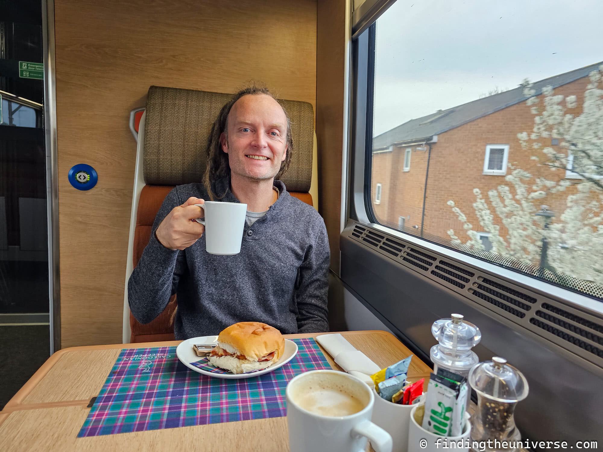 Caledonian sleeper breakfast