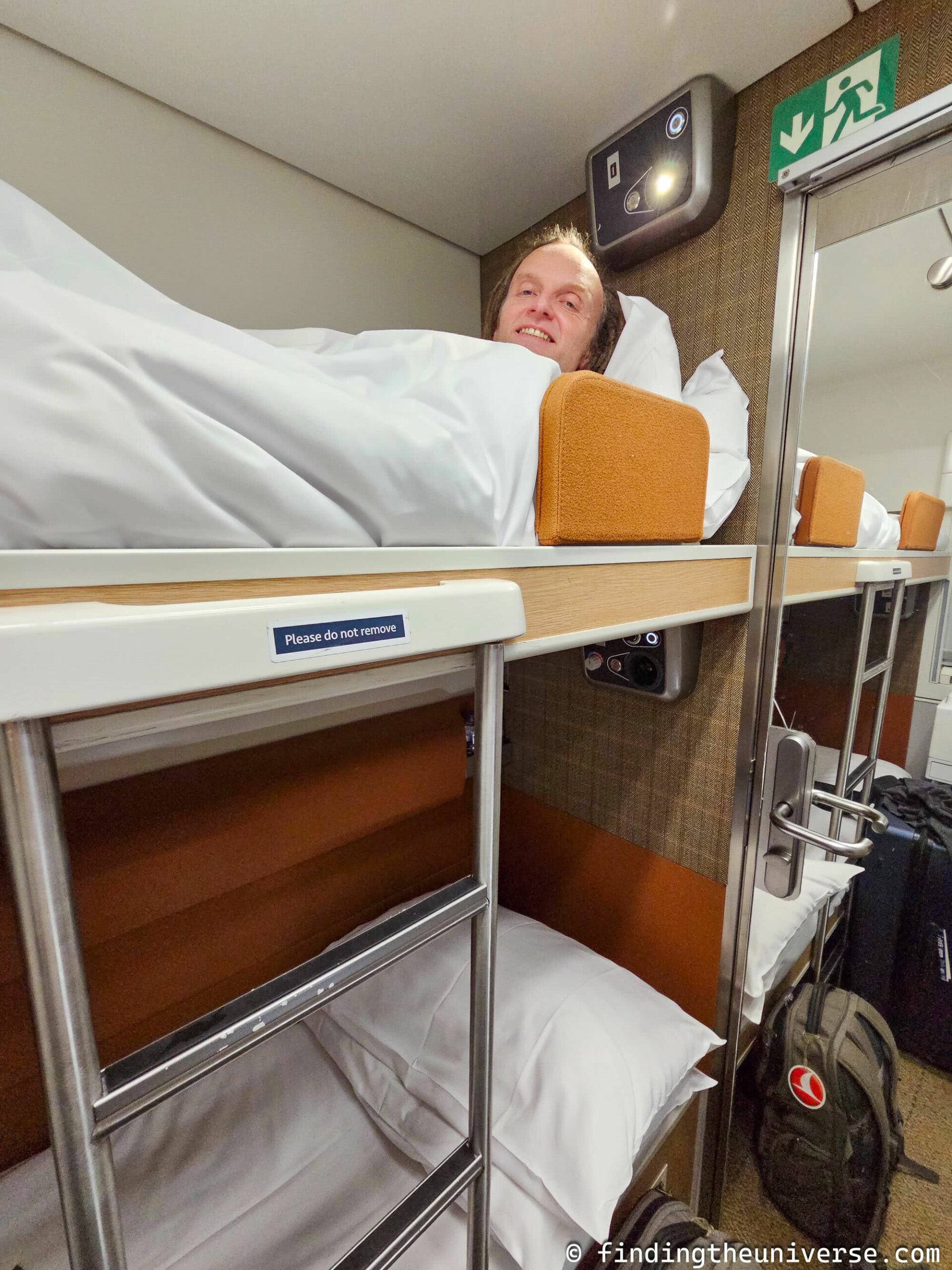 Caledonian Sleeper train bunk bed by Laurence Norah-2