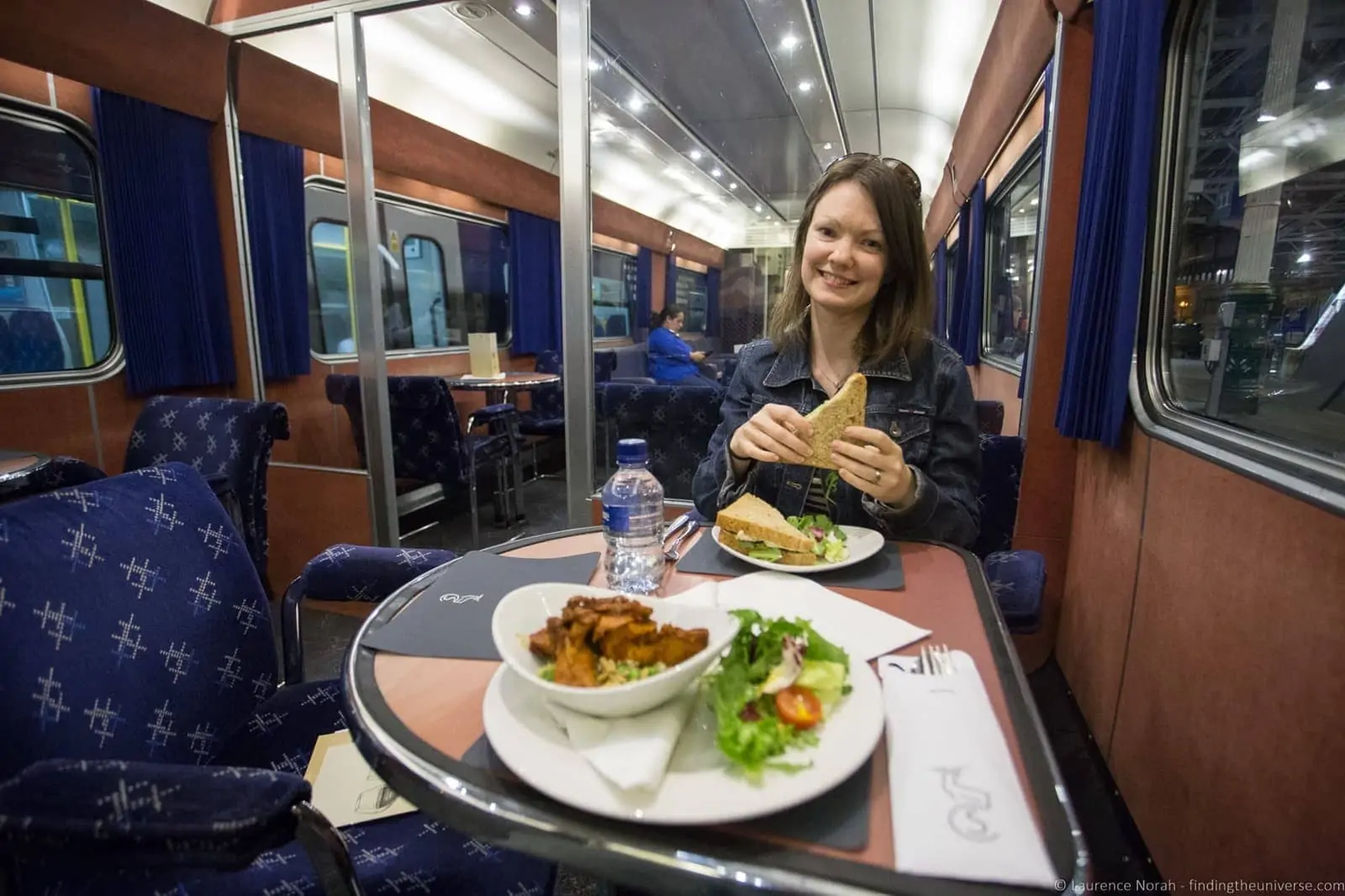 Caledonian Sleeper Dinner Lounge Car Caledonian Sleeper Dinner Lounge Car