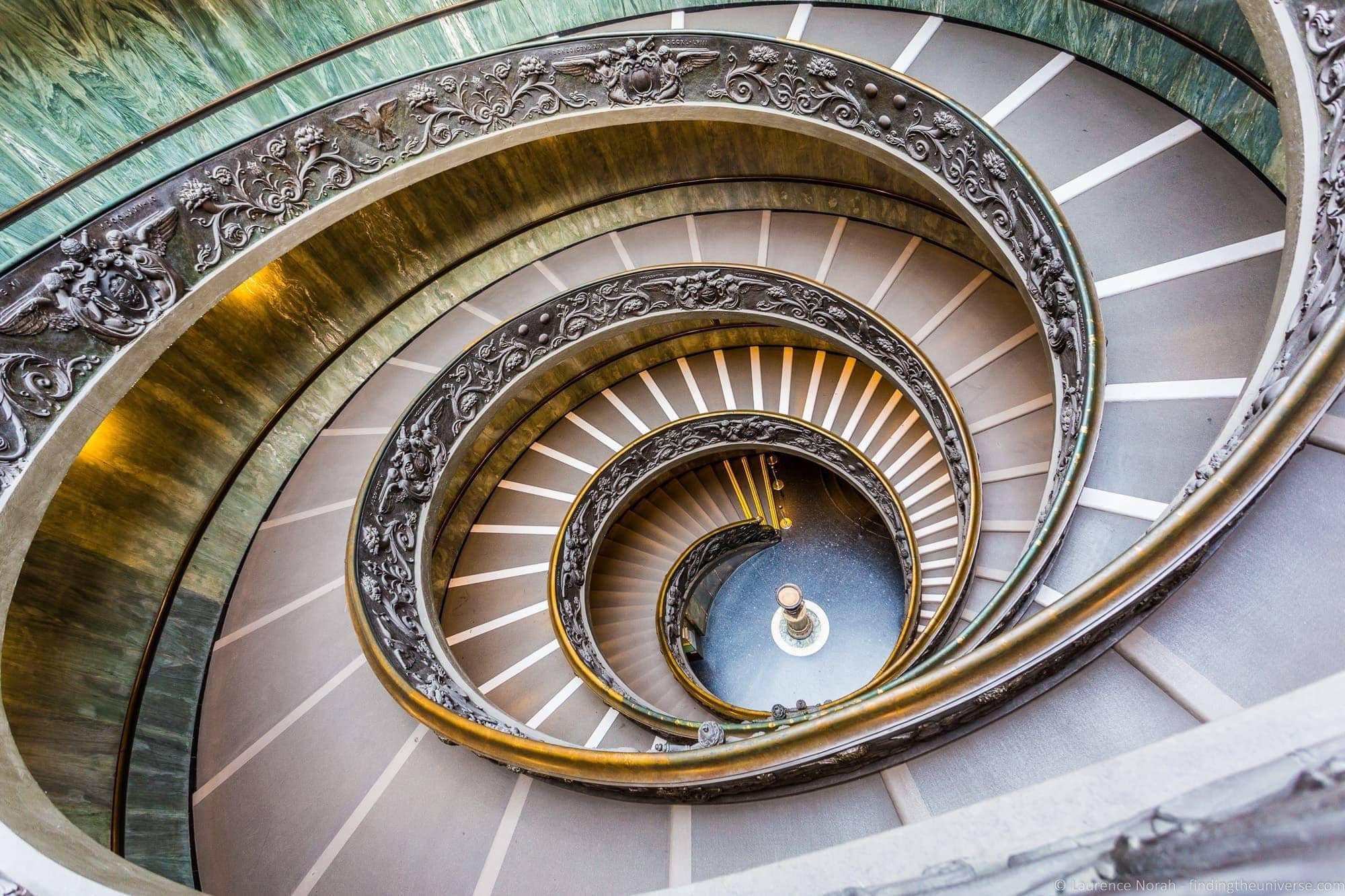 Exit Stairway Vatican Museums Rome
