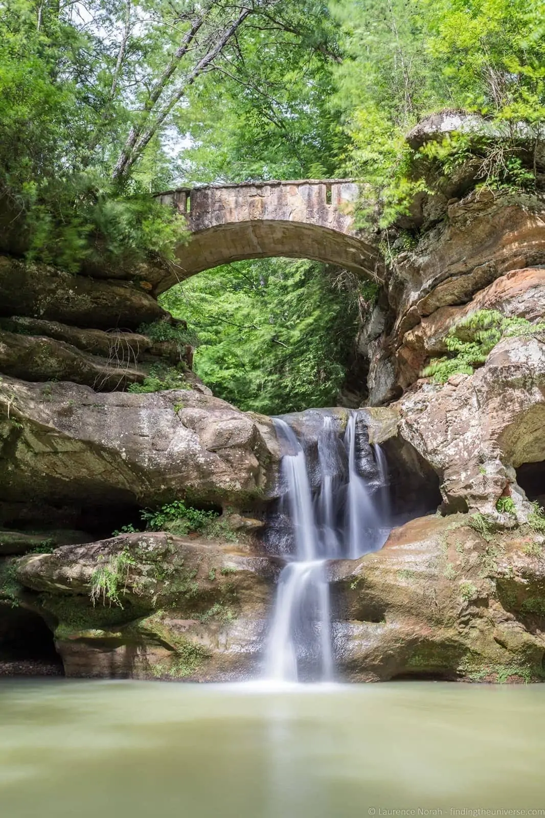 waterfalls in ohio - Upper Falls, Hocking Hills, ohio