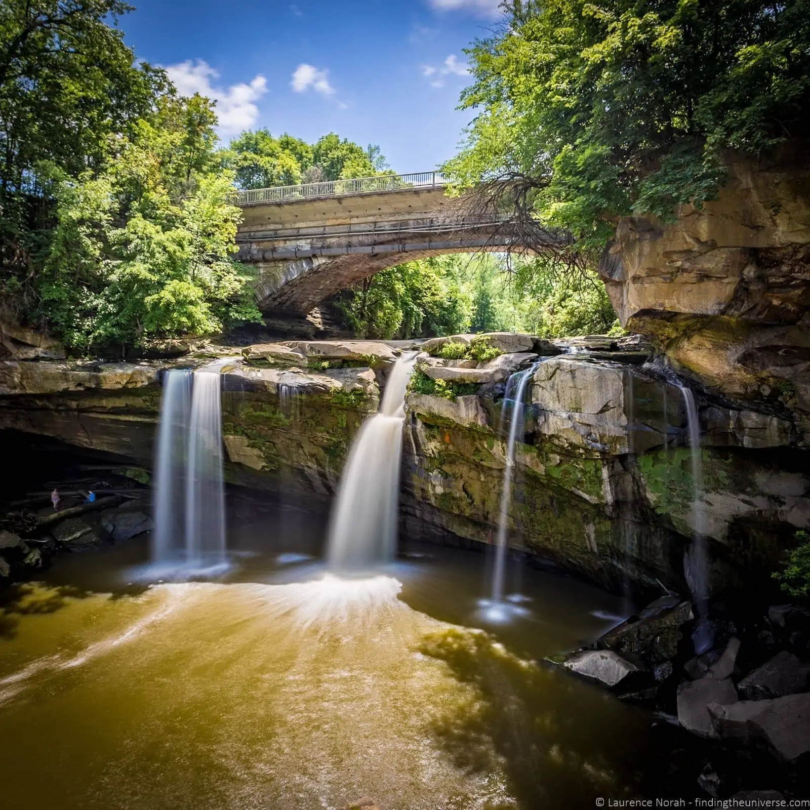 West Falls of Cascade Park, Ohio