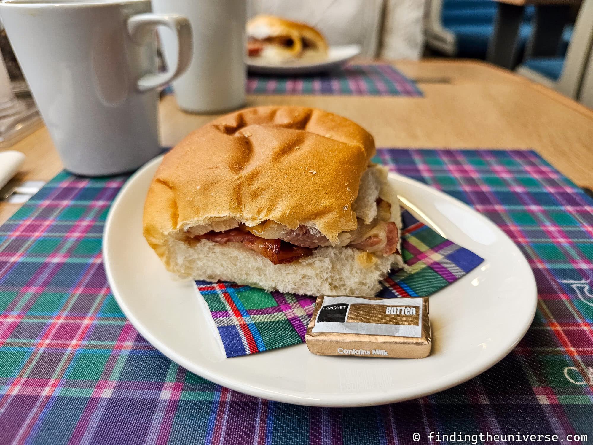 Caledonian sleeper breakfast