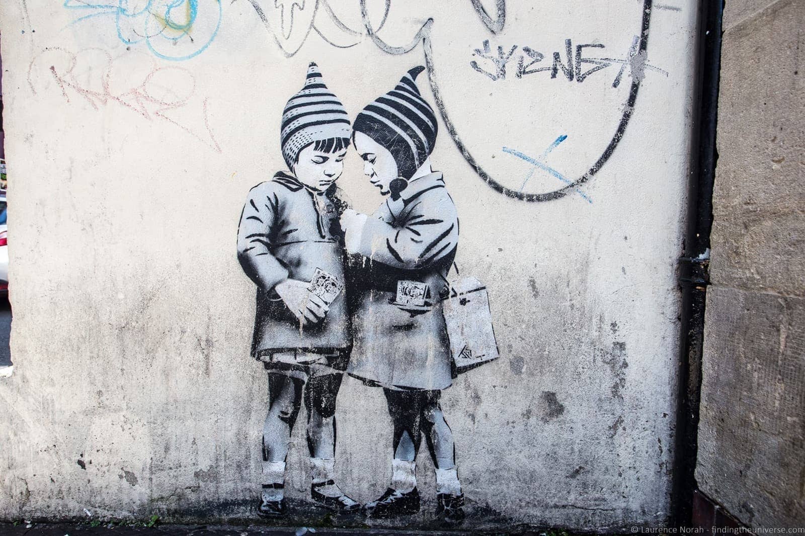 Banksy Stil 2.5cm/25mm Knopf-Abzeichen Graffiti Street Bristol