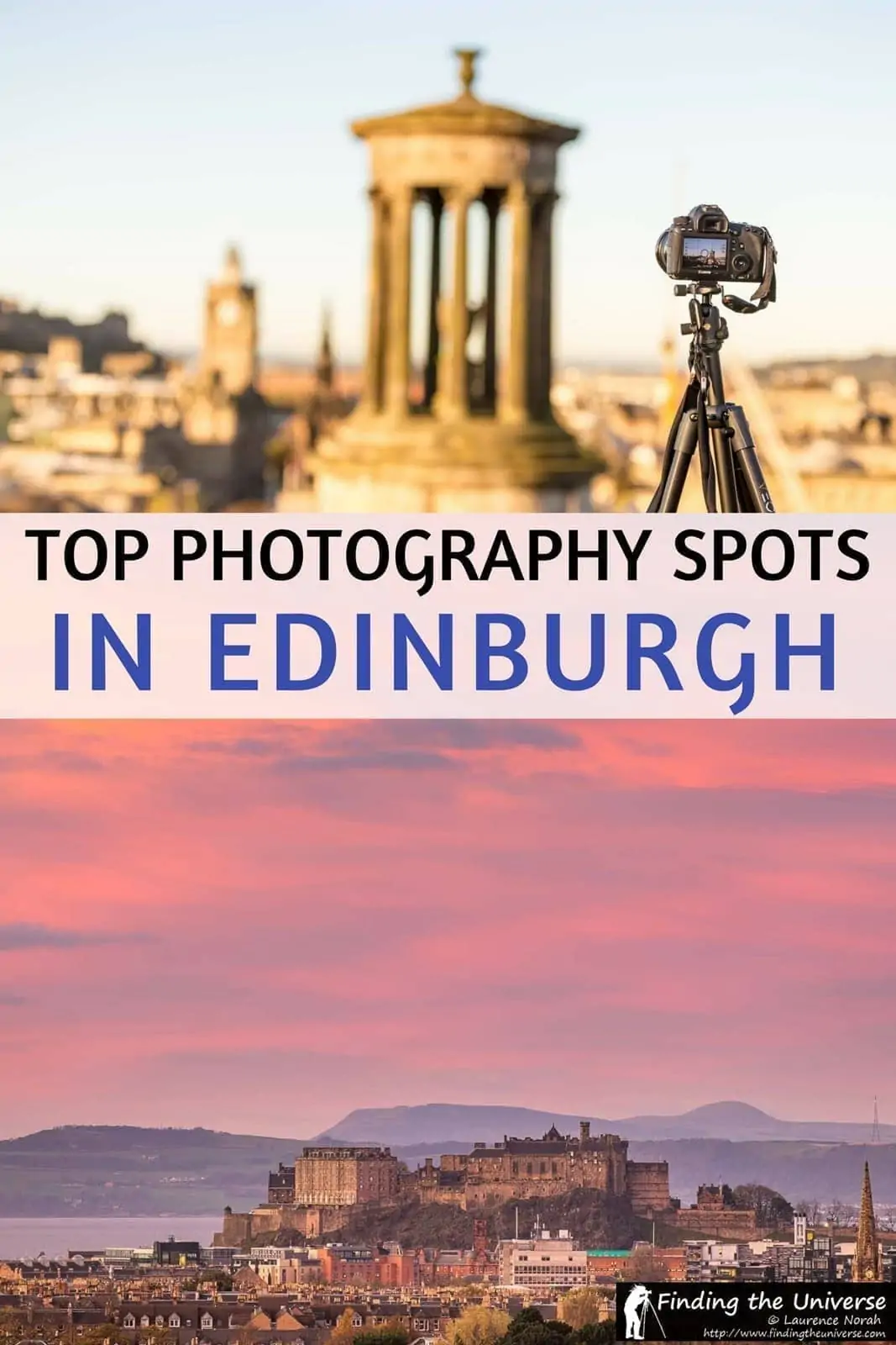 Guide to the best photography locations in Edinburgh pin