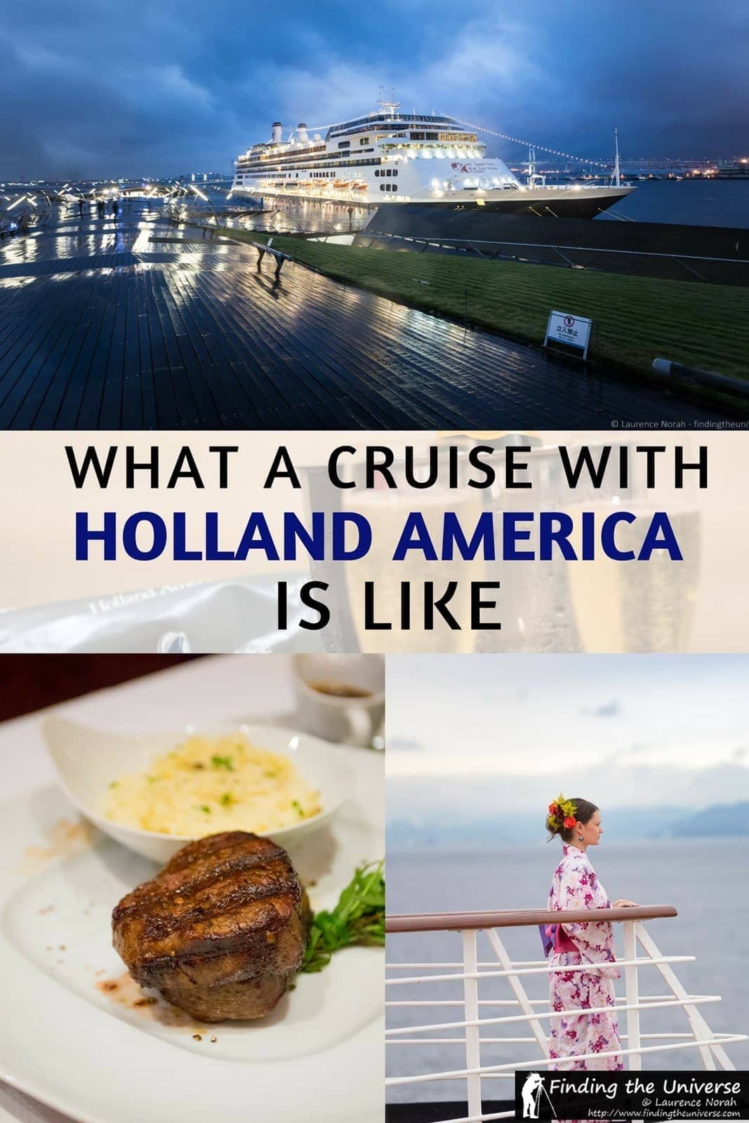 What's it like to cruise with Holland America? We give you all the details from our cruise with them, including what to expect on board, entertainment options, the food, the rooms and the shore excursions!