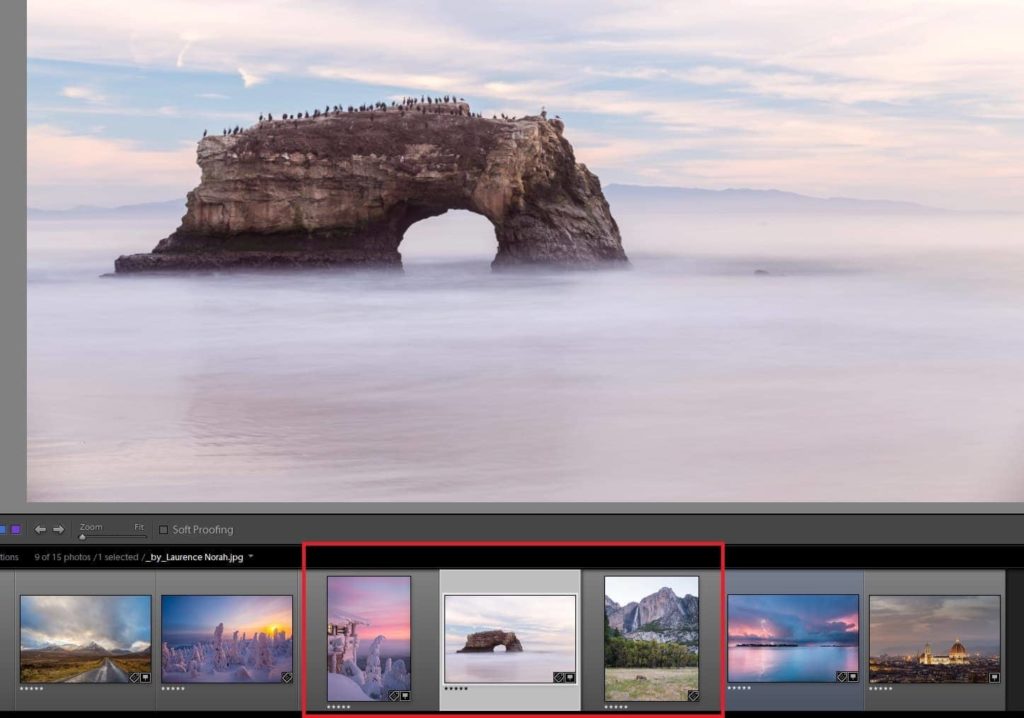 Lightroom Classic CC Performance Tips 1 - filmstrip view
