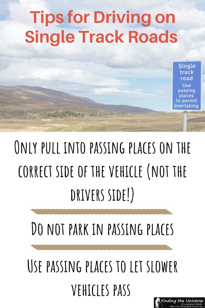 How to drive on single track roads, including tips for using passing places correctly and overtaking. Includes tips for left and right side roads, including Scotland and Iceland