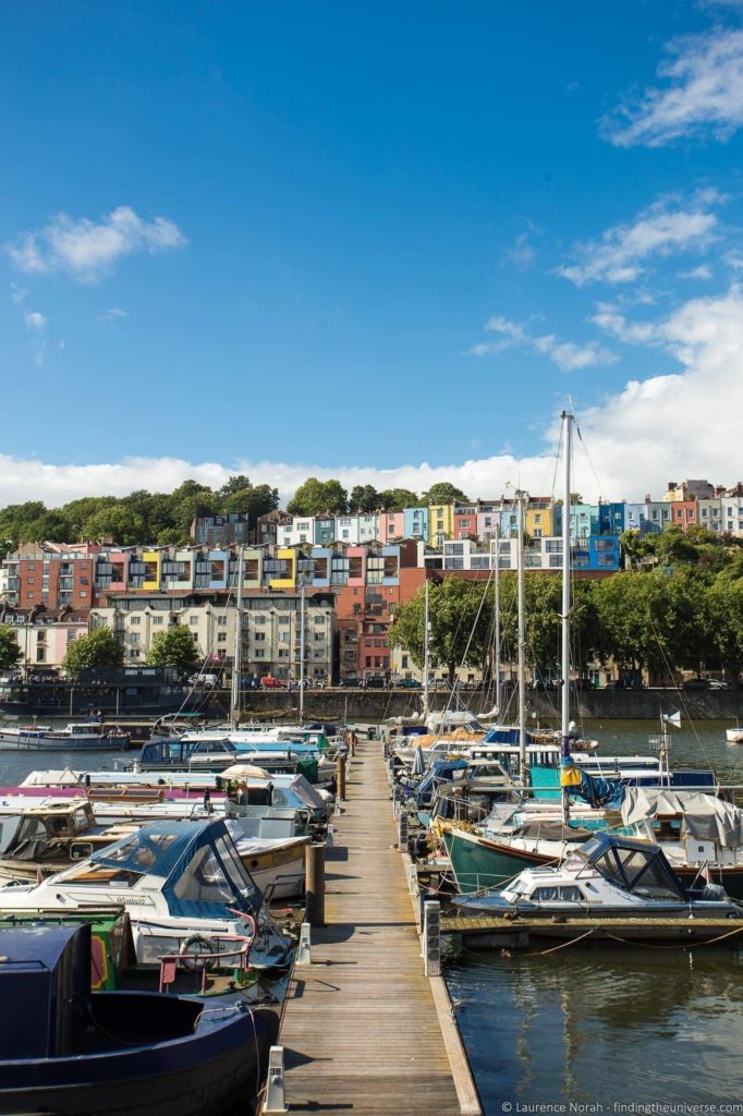 10 Day UK Itinerary - Bristol colourful houses