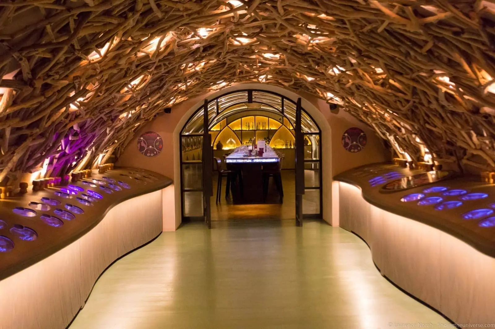 The historic wine cellars of the Caves du Louvre, Paris
