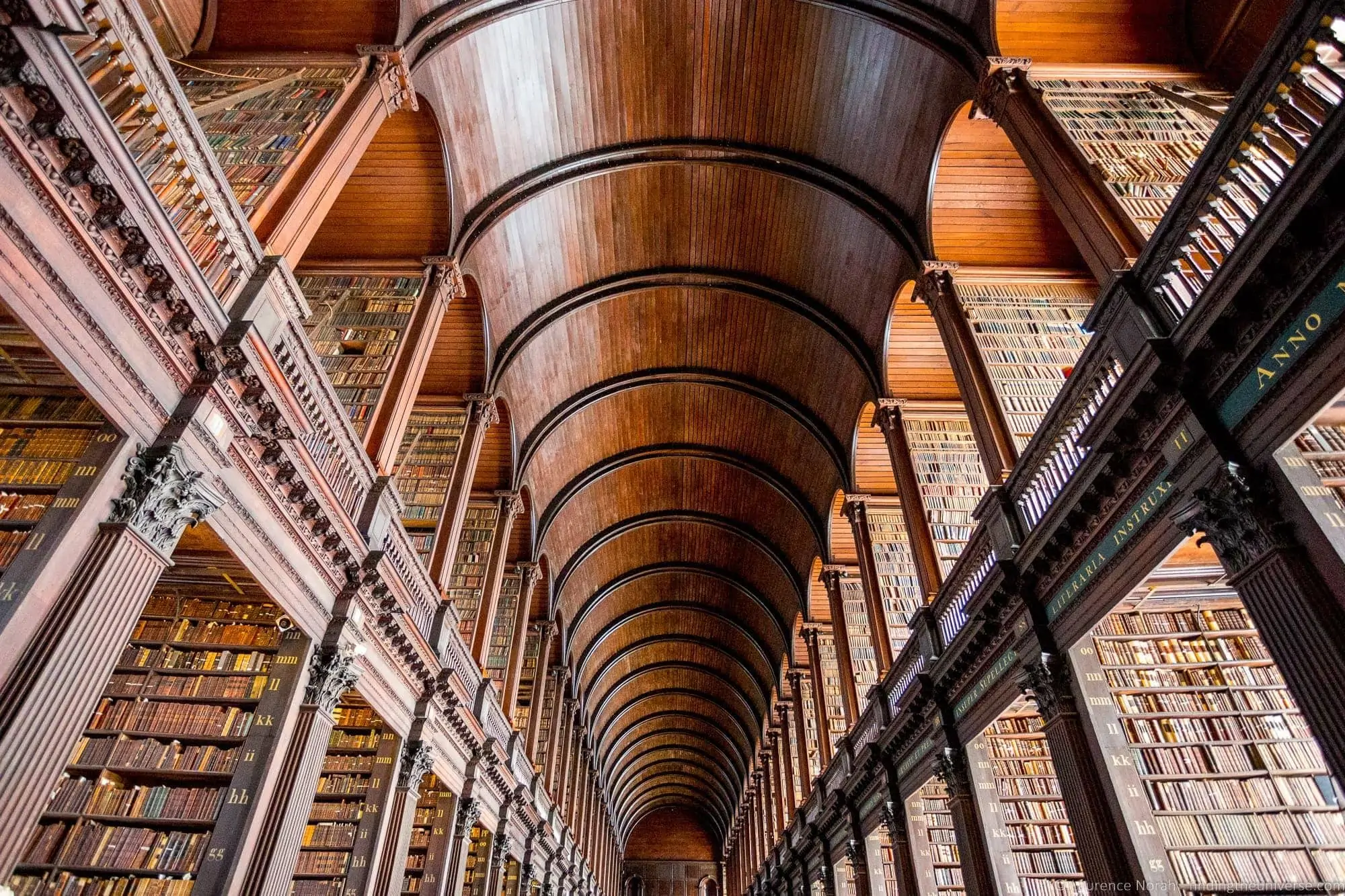 The Long Room library at Trinity College, Dublin